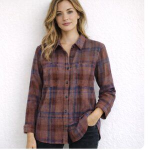 NORTH FACE WILLOW CREEK FLANNEL SHIRT MEDIUM